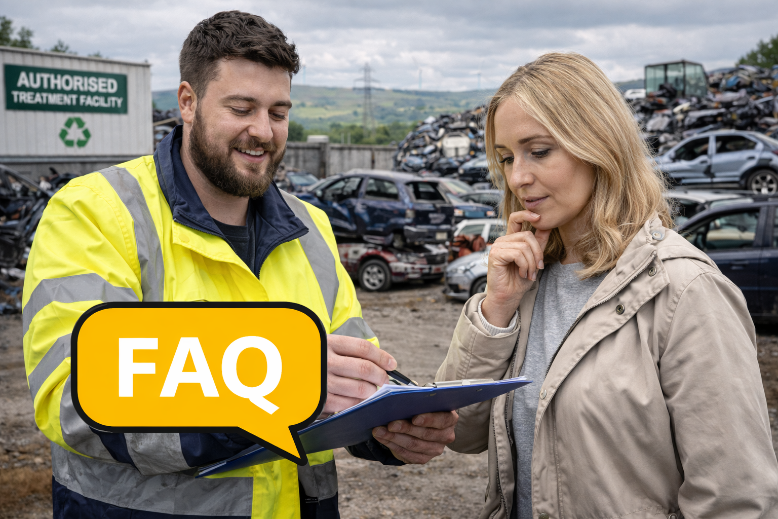 Scrap car FAQs and advice in Bamber Bridge
